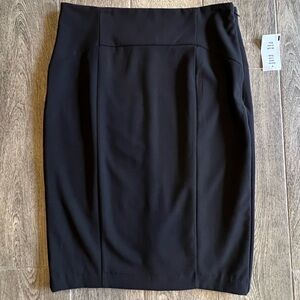 Ricki’s Black Lace-Up Back Pencil Skirt | Size 4 | NWT